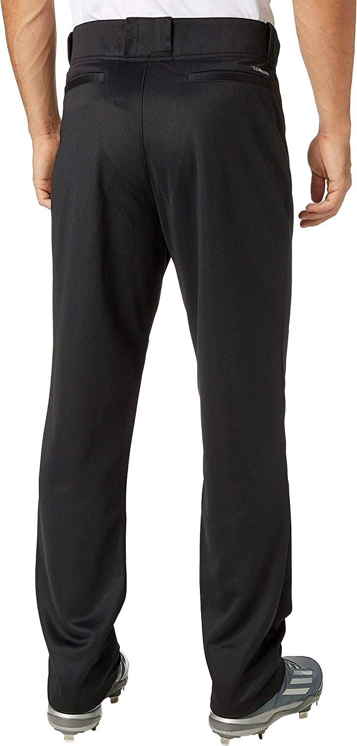 adidas men's triple stripe open bottom baseball pants