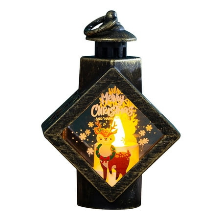 

Guoxxzi Christmas Decorations Clearance Christmas Decorations Children s Portable Lights Christmas Eve Gifts Desktop Decorations Retro Wind Lights Hanging Decorations