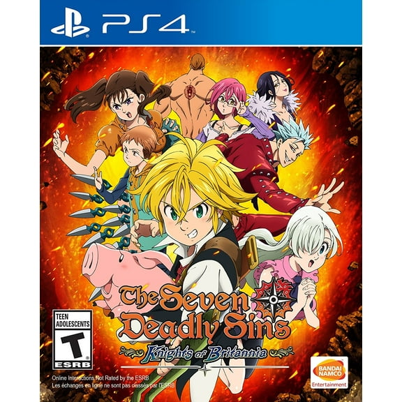 The Seven Deadly Sins: Agents of Britannia, Bandai Namco, PlayStation 4, 722674120821