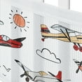 thumbnail image 3 of Sweet Jojo Designs + BreathableBaby Airplane Red Blue and White Breathable Mesh Crib Liner Pad, 3 of 6