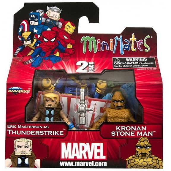 Eric Masterson as Thunderstrike & Kronan Stone Man Minifigure 2-Pack