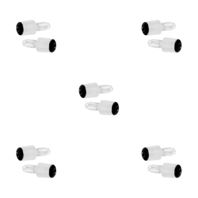 Guardoinrt 2pcs/set Motorcycle Grips Handlebar Ends Amp Up Bike S Style And Performance silver 5Set