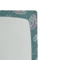 thumbnail image 3 of Ambesonne Dreamy Floral Fitted Sheet, Traditional Flower, Queen Size, Cadet Blue Pastel Pink, 3 of 5