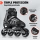thumbnail image 3 of Patines CENTURFIT Linea 4 Ruedas Profesionales Ajustables Adultos Color Negro Talla De Los Patines Gd 24-26.1 ABEC-7, 3 of 11