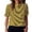Yellow, variant on Casual Short Sleeve Striped Print T Shirt Crew Neck Top for Everyday Wear Comfortable and Stylish Blouse,Light Yellow,M