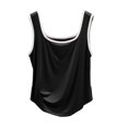 thumbnail image 4 of QUNYINEY Solid Tank Top for Women Square Neck Casual Camisole Sleeveless Tops Summer Loose Soft Tank Tops, 4 of 5