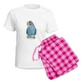 thumbnail image 5 of CafePress - Blue Parakeet Women's Light Pajamas - Women's Short Sleeve Print T-Shirt and Pants Light Cotton Pajama Set, 5 of 7