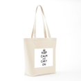 thumbnail image 7 of CafePress - Keep Calm And Cary ON Tote Bag - Unisex Canvas Tote Bag, Beige, 1-Piece, 7 of 7