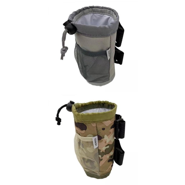Portabidón de Bicicleta Sostenedor de Botellas de Agua con Aislamiento Térmico Oxford con Bolsa y Cinta Ajustable Adecuado para Ciclismo Patinete