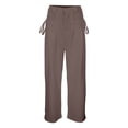 thumbnail image 4 of Casual Pants for Women Wide Leg Pants Women's Casual High Waisted Wide Leg Pants Comfortable Loose Fit Summer Fall Everyday Wear Trousers For Outfits With Shirts And Tees, 4 of 6