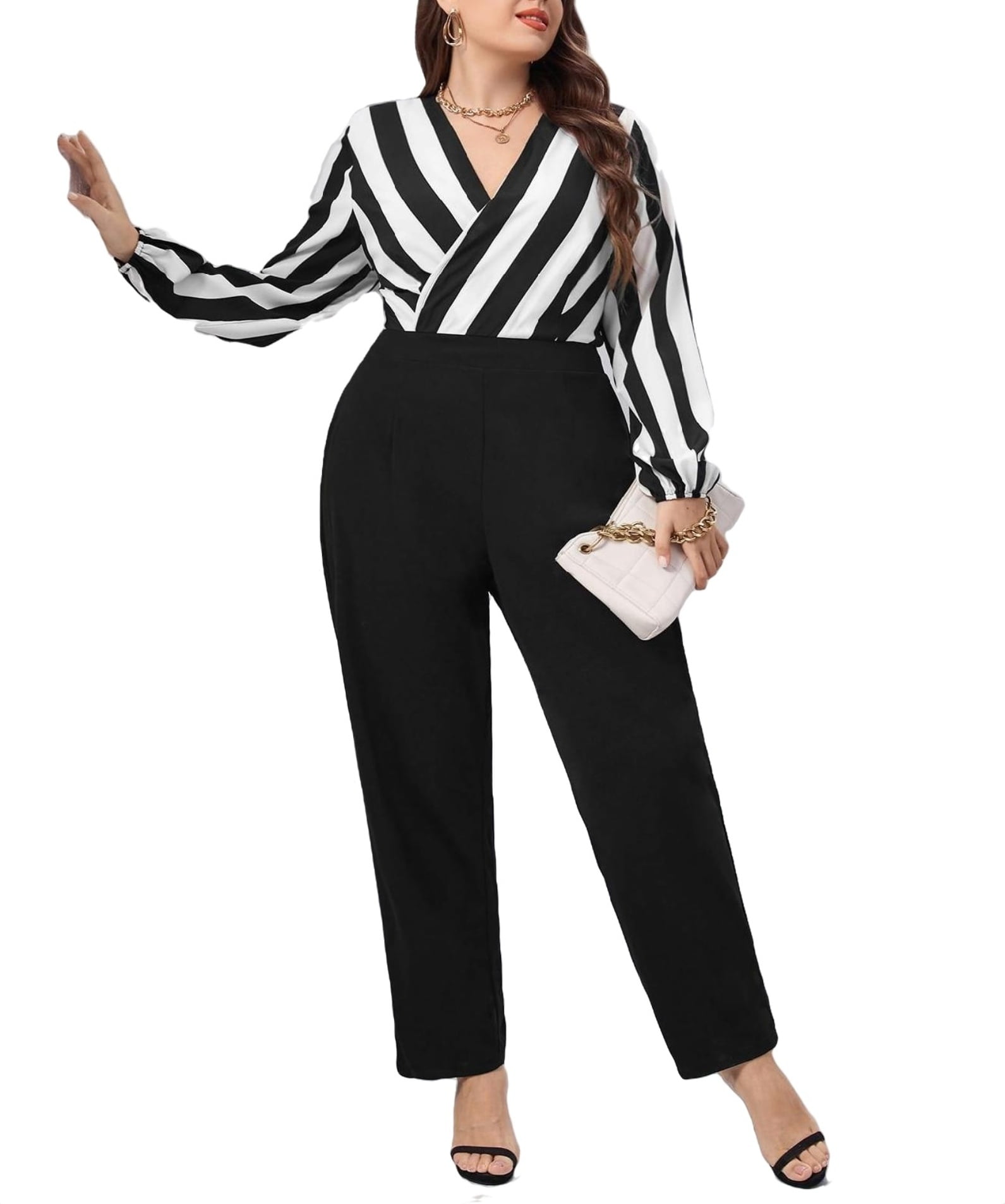 Striped Sweatshirt And Legging Jumpsuit Set For Women Plus Size, Long  Sleeve, Casual Sportswear For Fall And Winter 3623 From Earthcn, $35.68