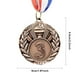 thumbnail image 2 of Medalla de bronce de 5 cm con cinta para el cuello, medallas de premio para juegos de pelota de maratón, 2 of 4