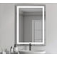 thumbnail image 2 of Espejo Luz Led De Pared Tocador Baño Touch Cambio 3 Luces Marco Modelo Blanco, 2 of 4