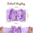 thumbnail image 6 of MEZZALL 20pcs Baby Girls Bows Headbands Nylon Hairbands Ribbon Bow Elastic Hair Accessories For Toddler Kids Infants Daily Wear Classic / One Size, 6 of 9