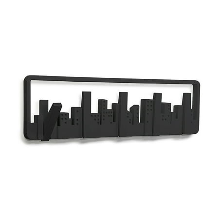 

PEACNNG Skyline creative wooden pile hook wall hanger entrance door wall decoration rack door rear wall hanging coat hook