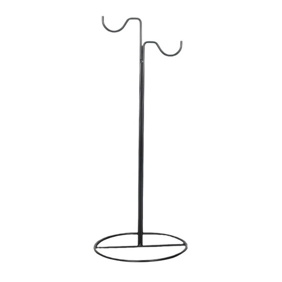 Kuntesetty Bag Display Stand Carbon Steel Handbag Stand for Commercial Counter Boutique Black