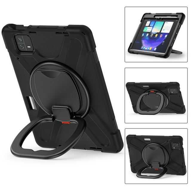 Funda resistente para tableta con protección contra el caídas, soporte para asa y correa para el hombro parami pad 6 6 pro