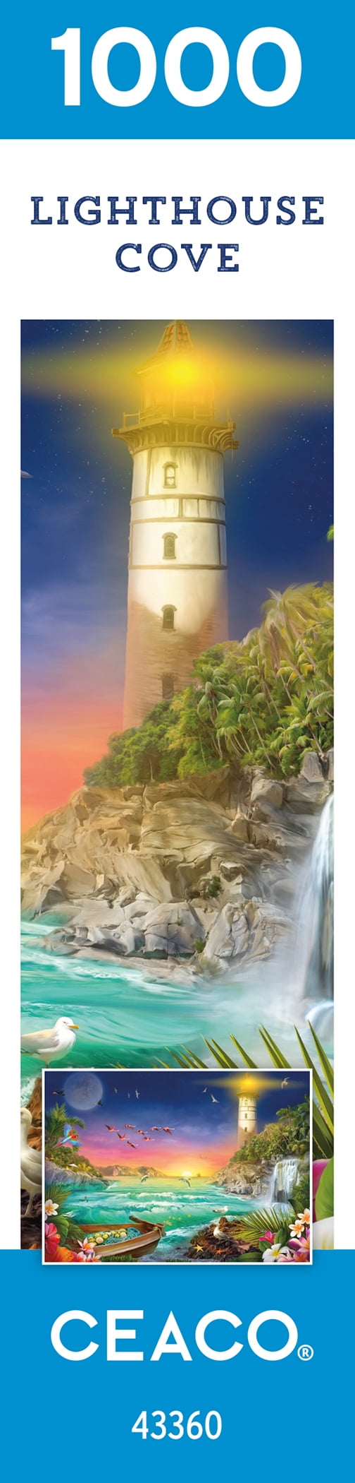 Ceaco - Olena - Lighthouse Cove - 1000pc Piece Interlocking Jigsaw Puzzle
