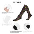 thumbnail image 5 of Pofeuu Colorful Geometric Figures Print Compression Socks for Women & Men Circulation - Best Support for Nurses,Running,Athletic,Sports, 5 of 7