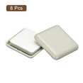 thumbnail image 3 of Furniture Sliders, 8Pcs 1 3/8" - Plastic Self-adhesive Square Sliding Pads, Chair Glides for Carpeted Floors (Grey), 3 of 6