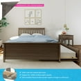 thumbnail image 2 of Max & Lily Full Size Bed Frame with Trundle, Solid Wood Platform Bed with Storage, 2 of 9