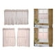thumbnail image 1 of Cortinas de Ventana de Cocina Perfecl 3 Piezas Semitransparentes 2 Niveles y 1 Cenefa, 1 of 8