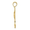 thumbnail image 2 of FB Jewels 14K Yellow Gold Dove Cross Pendant, 2 of 4