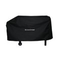 thumbnail image 1 of Blackstone 1529 Housse de Gril (28 Pouces) Résistante à l'Eau et aux Intempéries, Polyester 600D Robuste pour Barbecue Extérieur, Housse de Gril avec Étagère Attachée & Tailgater Noir, 1 of 1