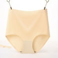 thumbnail image 2 of FCLoft Women's High Waist Ice Silk Seamless No Show Breathable Briefs Underwear, 2 of 9