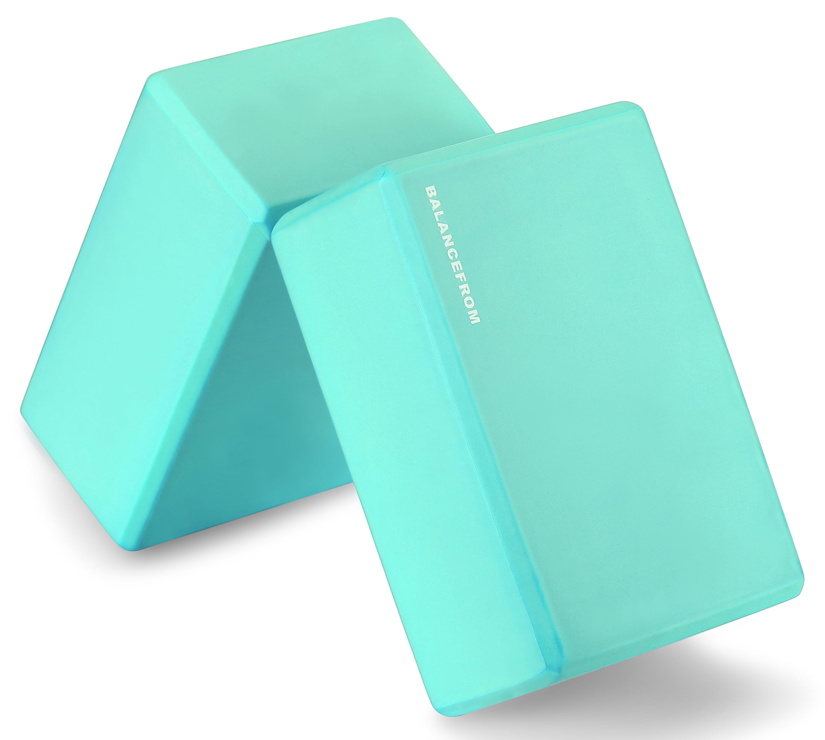 BalanceFrom Set of 2 High Density Yoga Blocks, 9'x6'x4' Each [NEWEST VERSION]