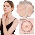thumbnail image 2 of Gorgeous Peach Highlighter Ball Puff Setting Ball Clavicle Glitter' D1Y7, 2 of 10
