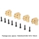 thumbnail image 4 of RC Link Mount WDOplteas 4PCS Latón para Axial SCX10 II 90046 90047 1/10 Coche Trepador Control Remoto, 4 of 9