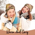 thumbnail image 4 of Lsque Vintage Floral Butterfly Collage Pattern Knitted Beanie, Unisex Winter Hat, Knit Hat Winter Beanies Thick Fisherman Beanies Cuffed Plain Skull Caps, 4 of 6