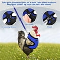 thumbnail image 4 of Arnés de pollo con correa, ajustable, resistente, cómodo, transpirable, arnés para mascotas pequeñas para pato, ganso, gallina, perros pequeños M, 4 of 5