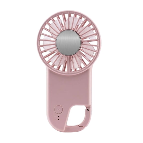 Rechargeable Handheld Fan with Carabiner Clip Compact Clip-On Cooling Fans Lightweight Handheld Fans for Travel, Outdoor Gift