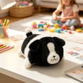 thumbnail image 6 of Realistic Border Collie Stuffed Animal Plush Toy, Soft Cuddly Sleep Aid Anxiety Relief Plush Doll, Warm Companion Gift for Kids and Adults Animal Lovers, 6 of 7
