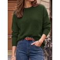 thumbnail image 3 of BTFBM Oversized Sweaters for Women Fall Clothes Crewneck Winter Outfits Drop Shoulder Tunics, Long Sleeve Pullover Tops, Loose Fit Tunic Tops, Casual Cozy Fashion Clothing, Going Out Outfits, 3 of 11