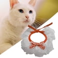 thumbnail image 5 of Multi-Layer Bow-knot Pet Collar Super Soft Wear-Resistant Polyester - Saliva Bib Decor, 5 of 8