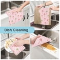thumbnail image 2 of IAUYY Set of 6 Highly Absorbent Kitchen Towels and Dishcloths Set ,11" x 11" Premium Dishcloths for Washing Dishes Rags Everyday and Automobile High Detail, 2 of 8