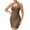 Brown, variant on Summer Sun Dresses for Womens 2026 Plus Size Fashion Solid Color Sleeveless Tight Fitting Casual Sports Dress With Chest Cushion