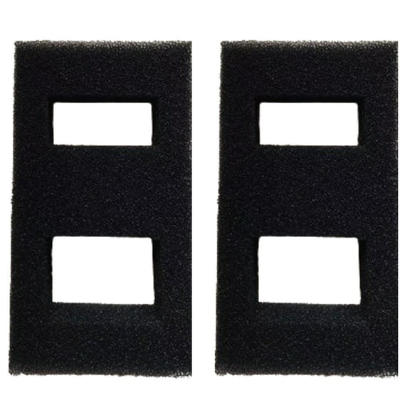 Qzbhct 2 Pcs Block Foam Filter Pads for Fluval SPEC Aquarium A1376 Sponge Replacement