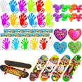 thumbnail image 4 of 56 PCS Party Favors for Kids, Assorted Small Bulk, Mini Goodie Bag Stuffers, Pinata Fillers, Treasure Box & Carnival Prizes, Birthday Gifts, 4 of 6