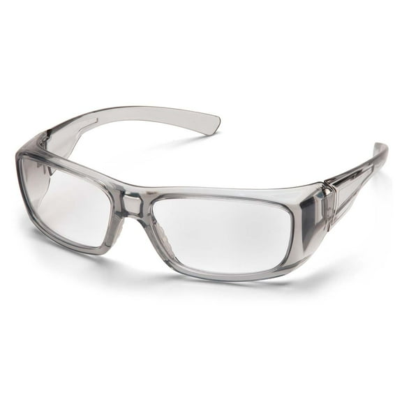Pyramex Gray Frame/Clear Reading Glasses/Goggles  2.0 Magnification