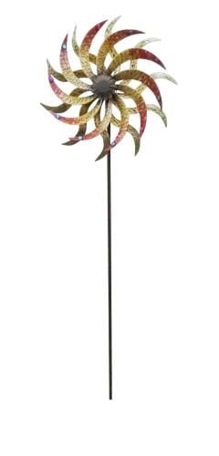 73 In Metal Windmill Garden Stake by Benzara