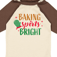 thumbnail image 4 of Inktastic Christmas Baking Spirits Bright with Green Oven Mit Boys or Girls Long Sleeve Baby Bodysuit, 4 of 5