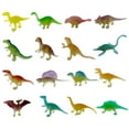 thumbnail image 2 of Mini Dinosaur Party Pack, 16PC Plastic Prehistoric Animal Figures, Carnival Prize Classroom Rewards, Sensory Grasping Toys, Educational Preschool Gift Bag Fillers 2-4 Inch, 2 of 7