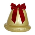 thumbnail image 3 of Campana navideña inflable grande de PVC decorativa multifuncional para Navidad. Oro único, 3 of 9