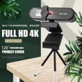 thumbnail image 2 of 4K High Definition Webcam Autofocus Live Webcam USB Free Computer Camera Webcam Drive with Mic Computer Camera, 2 of 9