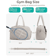 thumbnail image 2 of Women’s Tennis Tote Bag – 3-in-1 Crossbody Tennis Bag for 2 Rackets w/ Shoe Compartment & Wet Bag, Gym & Pickleball, 2 of 9