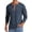 Navy, variant on GENTS BLISS Crew Neck Henley Men Shirts Long Sleeve Shirts for Men Casual Color Block Tops